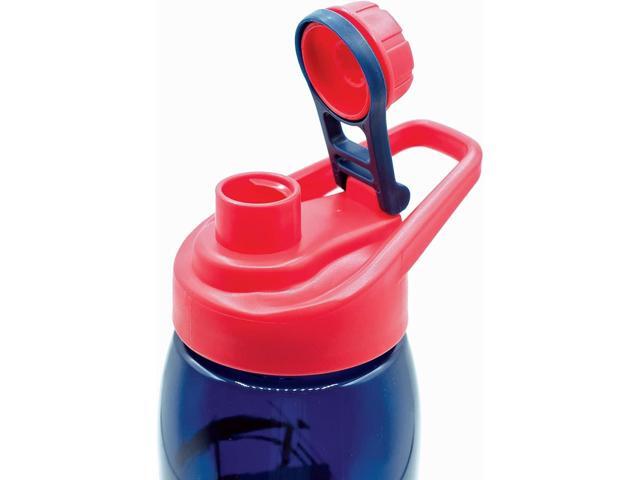 Marvel Spider-Man Miles Morales 28-Ounce Sports Water Bottle BPA-Free Plastic Water Jug With Leakproof Screw-Top Lid And Flip-Up Cap Hydration...