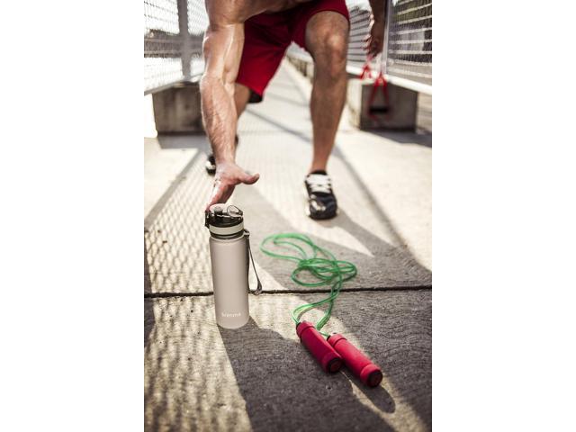 Brimma Premium Sports Water Bottle with Leak Proof Flip Top Lid - Eco Friendly & BPA Free Tritan Plastic - Must Have for The Gym, Yoga, Running,...