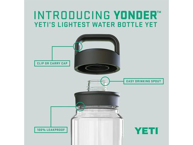 YETI Yonder Water Bottle with Yonder Chug Cap, Lightweight, Leakproof and BPA-Free