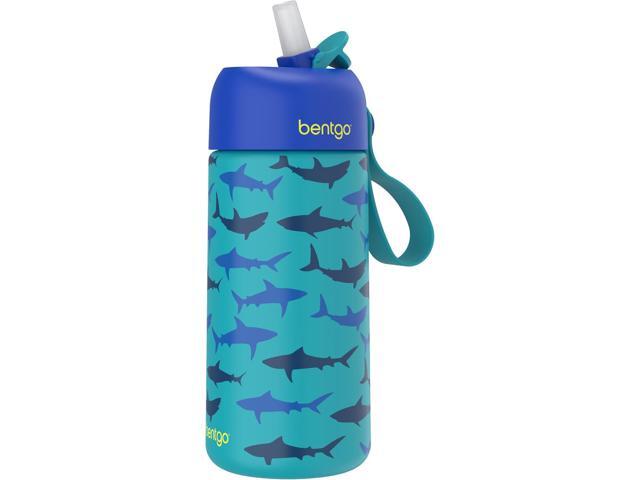 Bentgo Kids Stainless Steel Insulated Water Bottle - Leak-Proof; Keeps Cool for 12 Hours; Durable, BPA-Free, Dishwasher Safe 14 oz. Cup for Ages...
