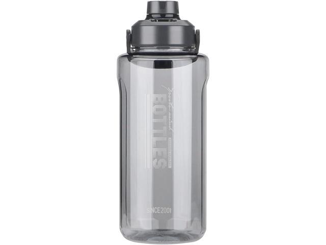 Half Gallon/64oz Water Bottle With Handle, Leak proof with removable strainer, BPA Free Fitness 2L Sports Water Jug, ensure You Drink Enough Water...
