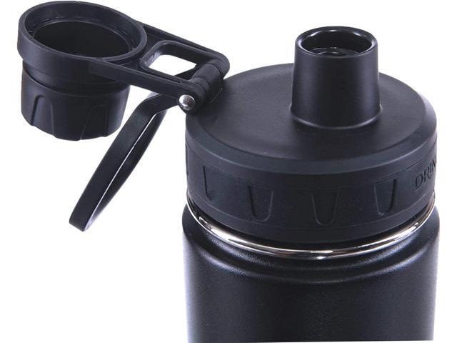 Drinco Stainless Steel Water Bottle Spout Lid Vacuum Insulated Double Wall Water Bottle Wide Mouth (40oz 32oz 22oz 18oz 14oz) Leak Proof Keep Cold...