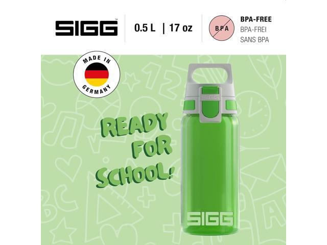 SIGG - Kids Water Bottle - VIVA ONE - Made in Germany - Dishwasher Safe - Carbonated Drinks - Sports & School - 17 Oz