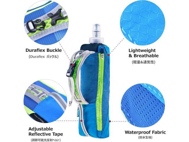 Azarxis TPU Soft Flask Collapsible Water Bottles BPA-Free 250ml 350ml 500ml 600ml for Hydration Vest Pack Running Hiking Cycling Climbing