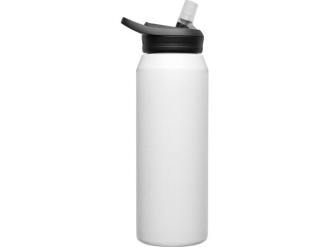 CamelBak eddy+ Water Bottle with Straw 32oz - Insulated Stainless Steel, White