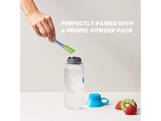 Propel 20oz Reusable Bottle, BPA Free, Impact Resistant, On-The-Go Strap, Dishwasher Safe