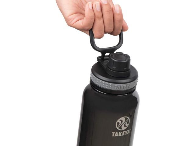 Takeya Tritan Sport Water Bottle with Spout Lid - BPA-Free & Dishwasher-Safe Water Bottle - Reusable Bottle with Lid Handle - Simple Leak-Proof...