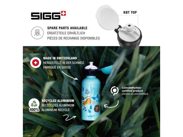 Sigg - Kids Water Bottle - KBT - Made in Switzerland - Neutral Taste - Leakproof - Lightweight - School, Sports - 14 Oz