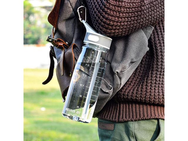 Bottled Joy Gallon Water Bottle, 800ml Clear Water Bottle 28oz Water Bottle with Straw, Bottle Joy Sports Water Jug Tritan Leakproof BPA Free for...