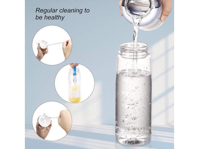 Bottled Joy Gallon Water Bottle, 800ml Clear Water Bottle 28oz Water Bottle with Straw, Bottle Joy Sports Water Jug Tritan Leakproof BPA Free for...