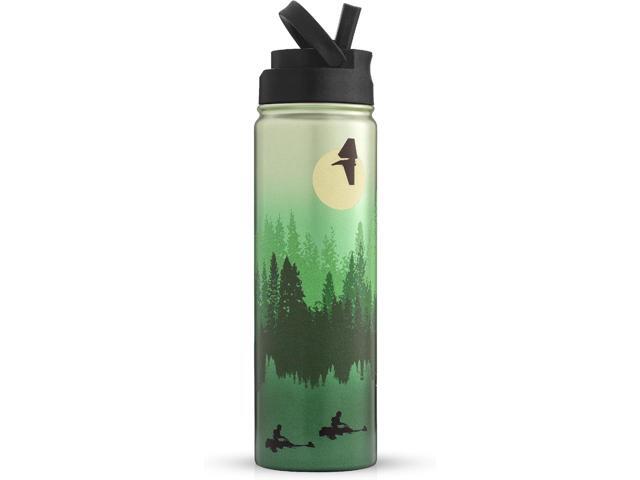 JoyJolt Stainless Steel Star Wars Water Bottle 22 oz with Straw Lid, BPA-Free Sports and Travel Vacuum Insulated Water Bottle, Destination...