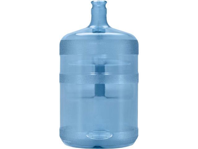 Brio 5 Gallon Plastic Crown Cap Reusable Water Bottle Container