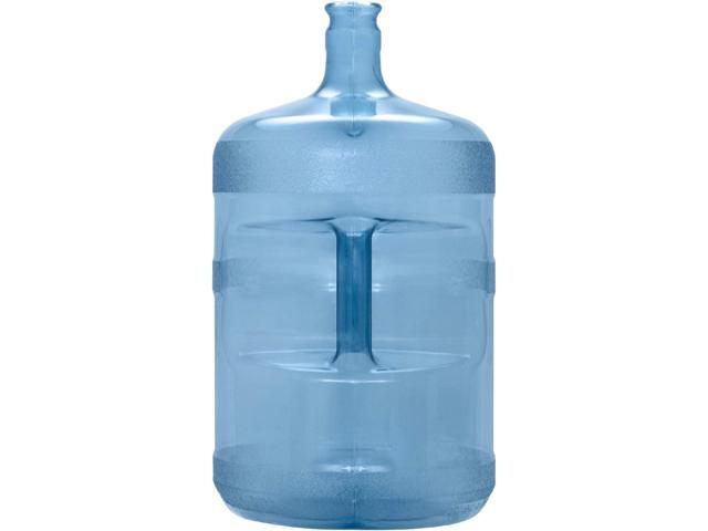 Brio 5 Gallon Plastic Crown Cap Reusable Water Bottle Container