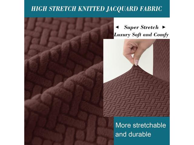 HFCNMY Stool Covers Rectangle,4 Pack Stretch Rectangle Bar Stool Covers Jacquard Vanity Stool Cover Washable Counter Stool Covers Bar Stool Seat...