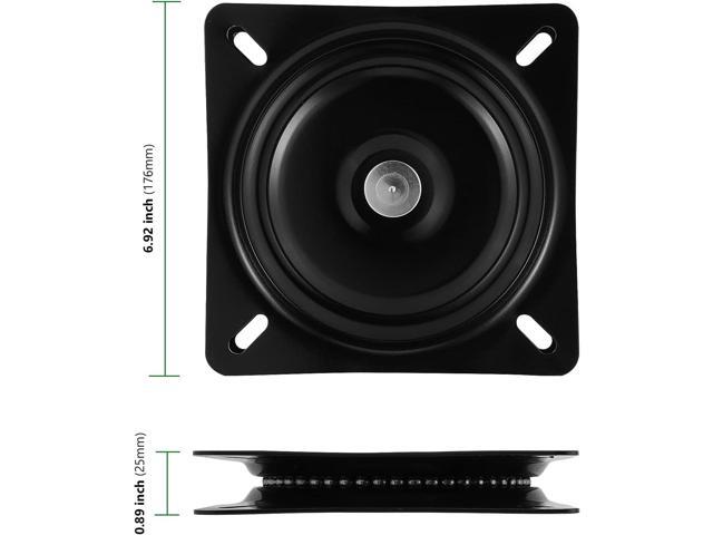 HAKZEON 4 PCS 7 Inches Bar Stool Swivel Plate, Square Heavy Duty Swivel Stool Replacement 360° Rotation Seat Swivel Base Mount Plate for Bar Stool,...