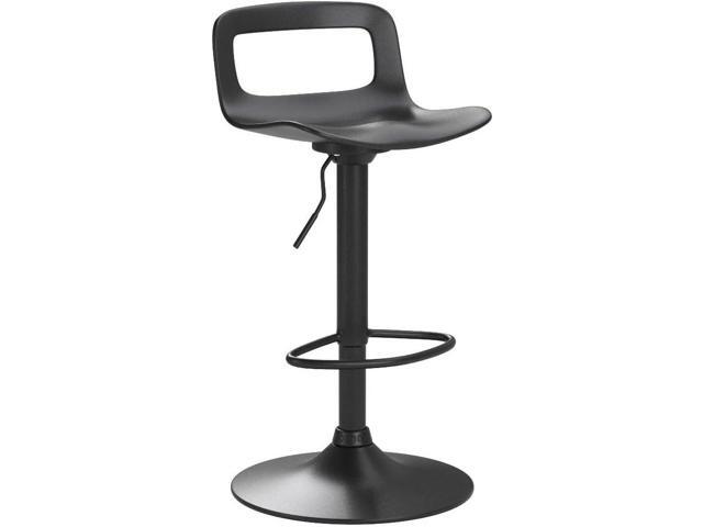 thksbought Set of 4 Modern Bar Stools Simple Adjustable Bar Stool(Matte Back)