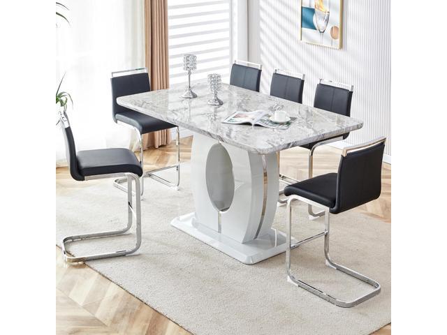 25in Counter Height Bar Stool Set of 4 PU Leather Bar Chair with Back Kitchen Island Stools with Cushion for Dining Room Living Room Pub Restaurant...