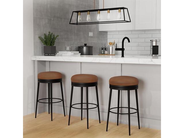 Hillsdale, Aubrie Metal Counter Height Swivel Stool, Matte Black