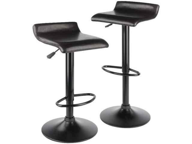 Winsome Pairs Stool, Espresso/Black