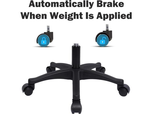 TAKE UR SEAT 15' Table Height Adjustable Round Seat Stool Heavy Duty Built and Shipped Within 24 Hours, Spa, Medical, Lab, Black (Self-Braking...