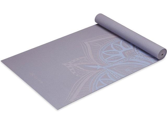 Gaiam Yoga Mat - Premium 5mm Print Thick Non Slip Exercise & Fitness Mat for All Types of Yoga, Pilates & Floor Workouts (68' x 24' x 5mm)