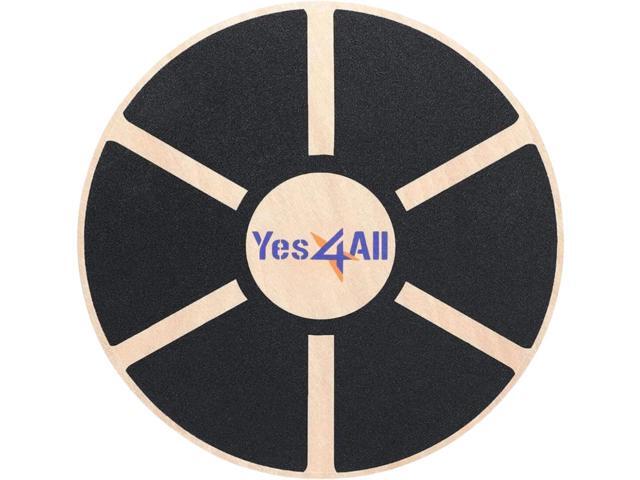 Yes4All Versatile Wooden Wobble Balance Board, Balance Trainer for Mobility Training, Standing Desk, Core Training, Exercise Balance Stability Trainer