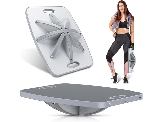 Advanced Wood Balance Board, Table Balance Board, Office Swing Board, for Physical Therapy, Fast Fitness Training and Outdoor Sports Balance...