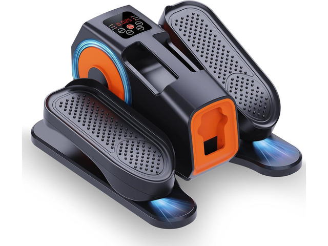 Under Desk Elliptical, Elliptical Leg Exerciser for Seniors, Home Portable Elliptical with Remote Control and 12 Adjustable Speeds, Electric Seated...