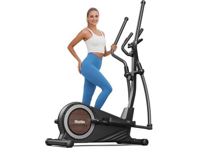 Niceday Elliptical Exercise Machine, Elliptical Machine for Home, Magnetic Elliptical Trainer with 15.5IN-19IN Stride, 16 Resistance Levels, 400LBS...