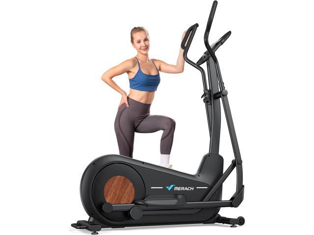 MERACH Elliptical Machine, Elliptical Exercise Machine for Home with Hyper-Quiet Magnetic Drive System, Elliptical Training Machines with18.5IN...