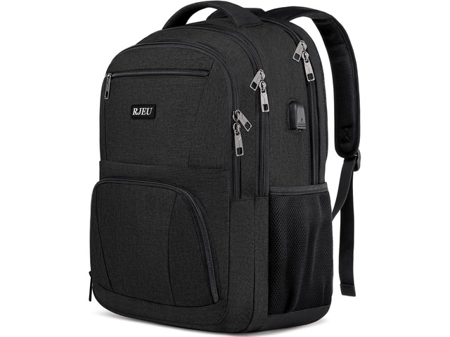 School Backpack for Teen Boys,15.6 Inch Anti Theft Laptop Bookbag with USB Charging Port, Water Resistant College, High School, Ergonomic Straps,...