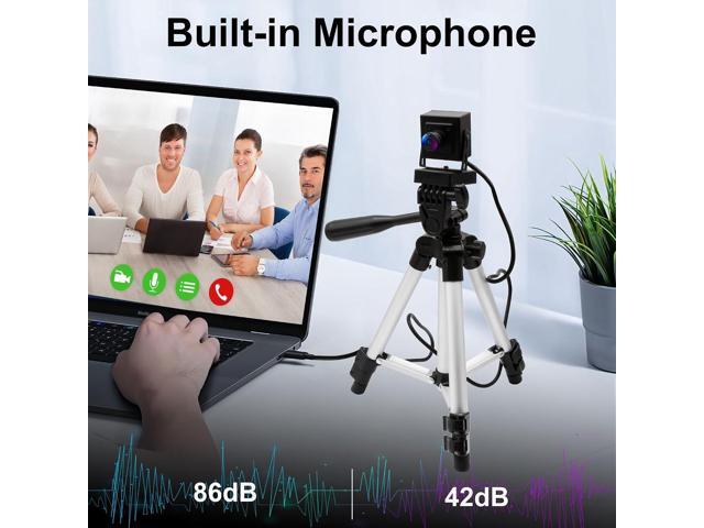 Fisheye USB Camera Wide Angle 1080P 30fps - H.264 Low Light Webcam with Microphone for PC Windows MacOS Linux Android - Metal Housing Security...