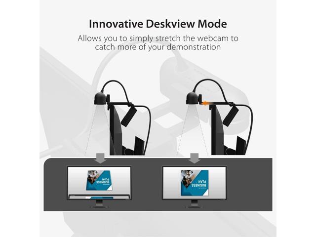 j5create 1080P Dual Mode Webcam and Document Camera with Auto & Manual Focus, Magnetic Privacy Cover for PC, Laptops for Live Streaming, Video...