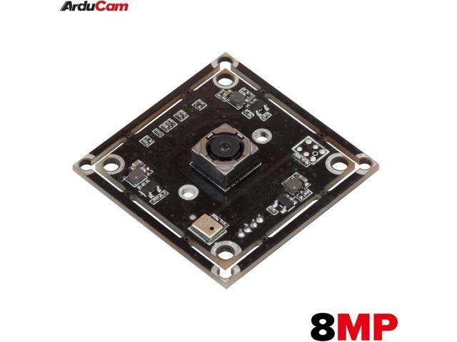 Arducam 8MP 1080P Auto Focus USB Camera Module with Microphone, 1/3.2 CMOS IMX179 UVC USB2.0 Webcam Lightburn Camera for Windows, Linux, Android...