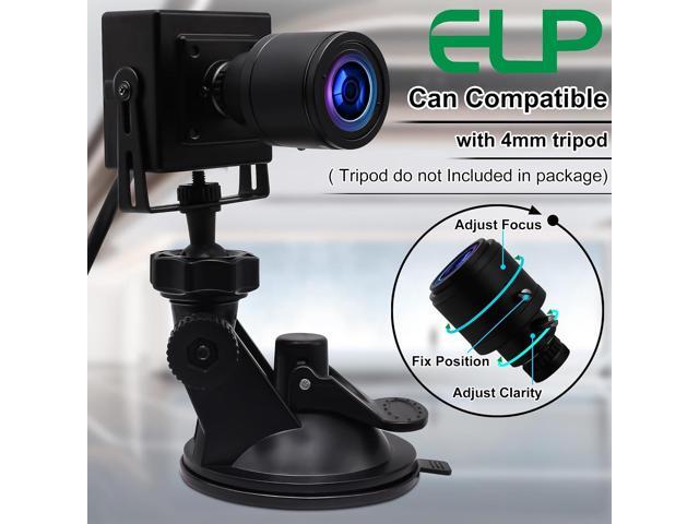 ELP USB Camera with Zoom Lens 2.8-12mm Manual Focus Webcam, 1.3MP Low Illumination Varifocal 960P AR0130 4X Zoom, Mini Variable Focus Computer...