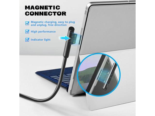 65W Surface Pro Laptop Charger for Microsoft Surface Pro 10 9 8 7+ X 7 6 5 4 3, Windows Surface Laptop 7 6 5 Studio 4 Go 3 2, Surface Go Tablet,...