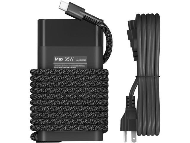 New Slim 65W USB C Laptop Charger for HP Spectre X360,Envy X360,Chromebook,Elite X2,EliteBook X360,HP Spectre/EliteBook/Envy/ZBook/Chromebook Type...