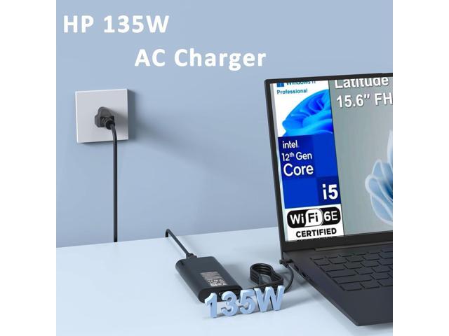 135W Laptop Charger for HP Spectre X360 Charger 15t-df100 15-df000 16t-f10 16 2-in-1 Laptop HP OMEN Pavilion Gaming 15 17 ec0013dx 15-ec0751ms...