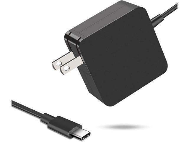 65W USB C Power Adapter,Type C Power PD Wall Fast Charger for Mac Book Pro,Dell Latitude,Lenovo,Huawei Matebook, HP Spectre,Acer Chromebook...