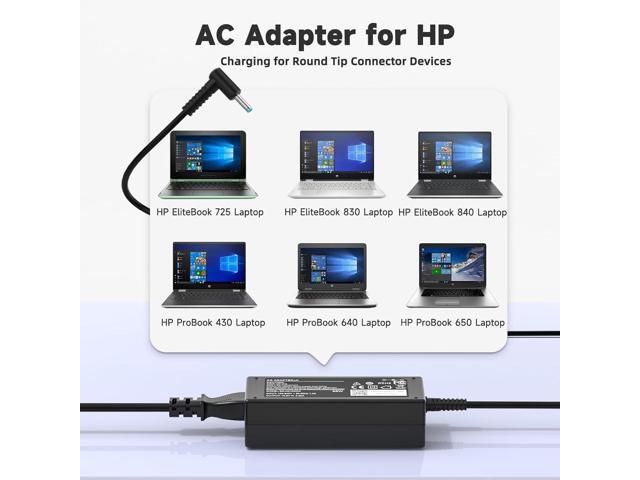 65W Laptop Charger for HP EliteBook 840 850 845 830 820 G9 G8 G7 G6 G5 G4 G3; ProBook 645 650 450 430 440 455 745 735 Laptop AC Adapter Power Cord...