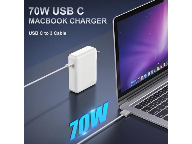 70W Charger for Mac Book Air 15 13 Inch Mac Book Pro14 Inch M4 M3 M2 M1 2025 2024 2023 2022 2021,USB-C to Mag 3 Power Adapter,Include 6.6ft 5A...