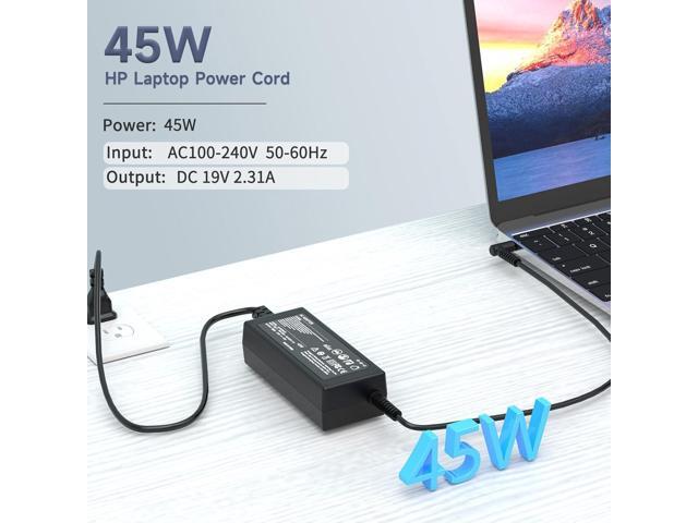 45W 19.5V 2.31A Laptop Charger for HP EliteBook Charger 850 840 830 820 755 745 735 725 G3 G4, Folio 1040 G1 G2 G3; ProBook 650 645 640 470 455 450...