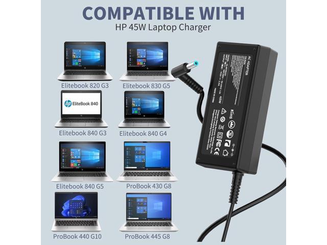 45W 19.5V 2.31A Laptop Charger for HP EliteBook Charger 850 840 830 820 755 745 735 725 G3 G4, Folio 1040 G1 G2 G3; ProBook 650 645 640 470 455 450...