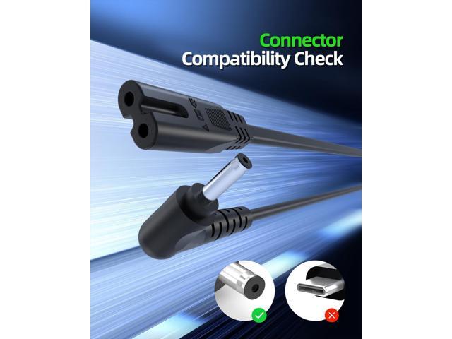Dexpt Charger Fit for LG Gram Laptop - (Safety Certified by UL)(Round Tip)
