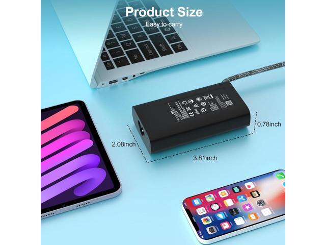 65W 45W 255 G10 USB C Fast Charger for HP EliteBook 830 835 840 845 860 865 640 650 655 660 1040 G7 G8 G9 G10 G11 Probook 440 445 450 455 460 465...