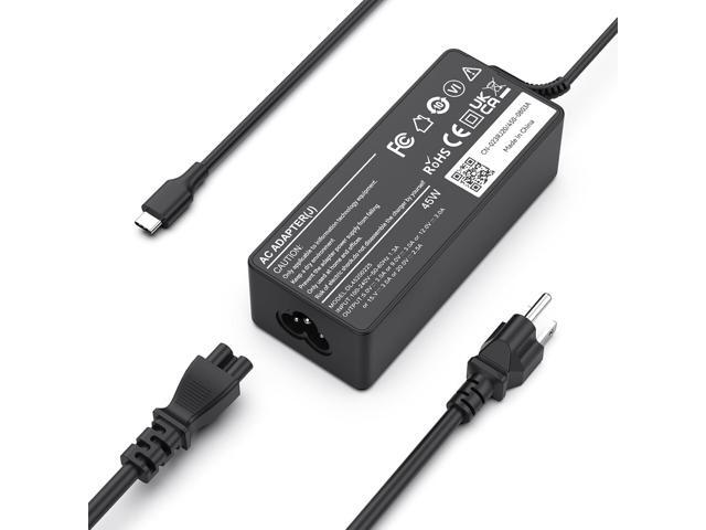 USB C 45W Laptop Charger, Universal Type C Power Adapter for HP, Lenovo, Dell, Acer, Asus, Samsung, Google Laptop Chromebook Power Supply Cord