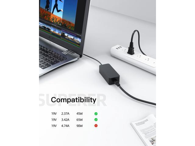 65W AC Charger Fit for Acer Aspire E1 E1-731 E1-771 E1-772 V3-532 V3-571 V3-731 V3-532G, E1-731-4699 E1-771-6458 E1-771-6496 Laptop Power Supply...