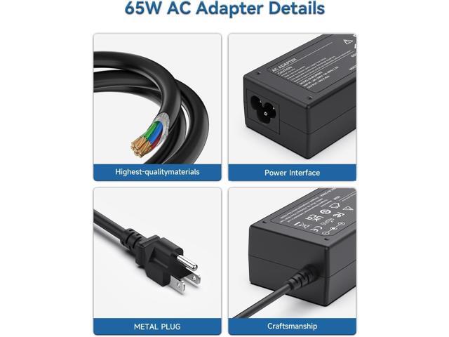 for HP Monitor Power Cord 20' 21.5' 23' 23.8' 25' 27'; 22cwa 25vx 22bw 23bw 23cw 24ea 24es 25bw 25es 25xw 27bw 27xi 27er HP Monitor Power Supply...