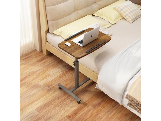 Laptop Table Mobile Adjustable Height Laptop Stand Portable Desk Notebook Swivel Laptop Desk Rolling Desk Laptop Table Laptop Stand for Couch...