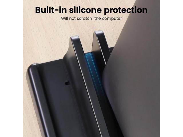 3 in 1 Vertical Laptop Stand Holder,Adjustable ABS Plastic Desktop Notebook Dock,Vertical Laptop Stand Space-Saving for All...